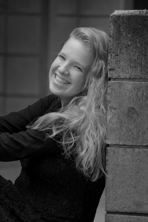 bothell high school girl,little black dress,year book image, aces high school